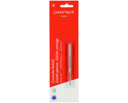 Caran d'Ache Blister Goliath-Patrone Blau Medium