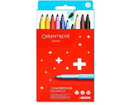 Caran d'ache Swisscolor Fasermaler 10 Stück