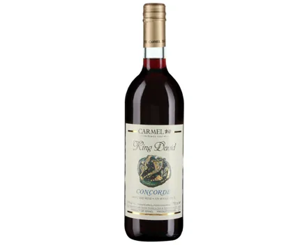Carmel King David Concord Koscher – Rotwein (0.75l)