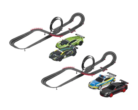 CARRERA Autorennbahn GT-Racing/Police Trap