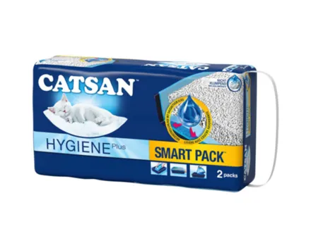 Catsan Hygiene Plus Smart Pack nicht klumpend 2 Stück