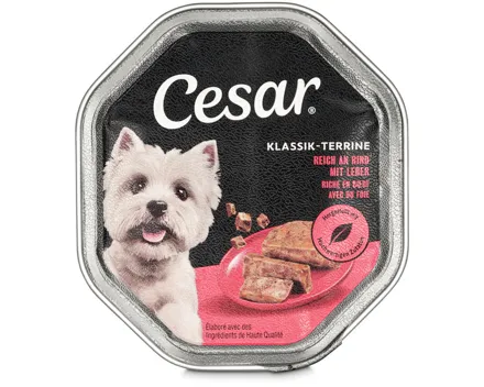 Cesar Schale Klassik Rind & Leber Terrine