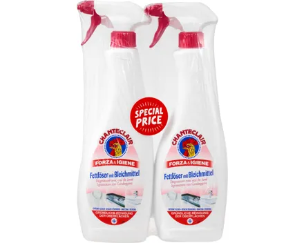 Chanteclair Fettlöser mit Bleichmittel