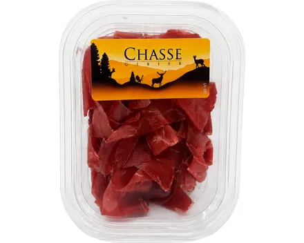 Chasse Gibier Apéro Hirsch-Trockenfleisch