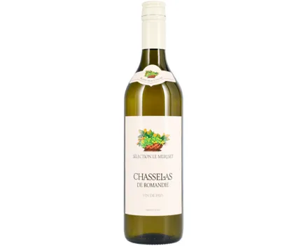 Chasselas de Romandie Vin de Pays Sélection Le Muriset (2024) – Weisswein, Schweiz (0.75l)