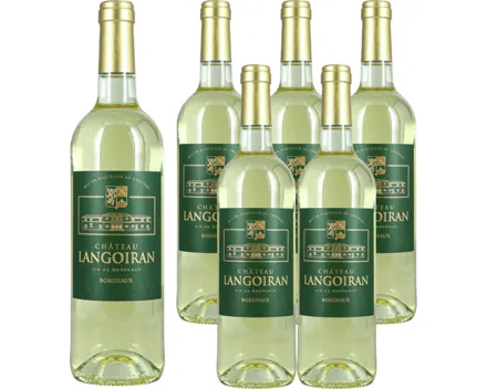 Château Langoiran Bordeaux Blanc 6x 75cl (2024) – Weisswein, Frankreich (0.75l)