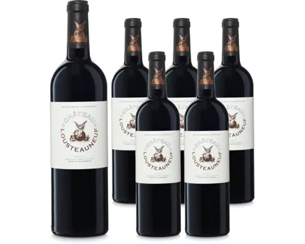 Château Lousteauneuf Cru Bourgeois Médoc AOC 6x 75cl (2019) – Rotwein, Frankreich (0.75l)