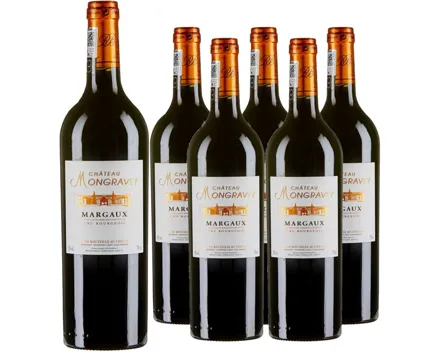 Château Mongravey Margaux AOC Cru Bourgeois 6x 75cl (2020) – Rotwein, Frankreich (0.75l)
