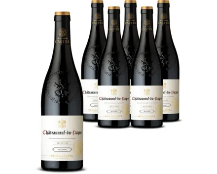 Châteauneuf-du-Pape AOC Sélection 6x 75cl (2021) – Rotwein, Frankreich (0.75l)
