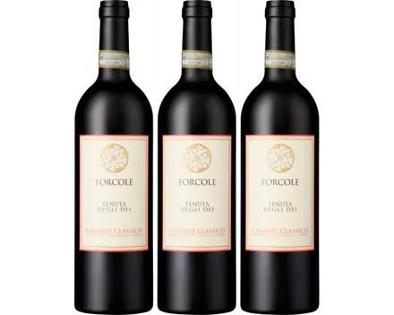 Chianti Classico Docg Forcole Tenuta Degli Dei 3x 75cl (2021) – Rotwein, Italien (0.75l)