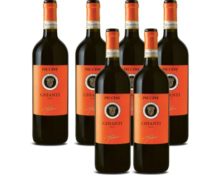 Chianti Classico Docg Orange Label Piccini 6x 75cl (2024) – Rotwein, Italien (0.75l)