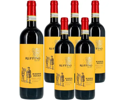 Chianti Classico Docg Riserva Ducale Ruffino 6x 75cl (2021) – Rotwein, Italien (0.75l)