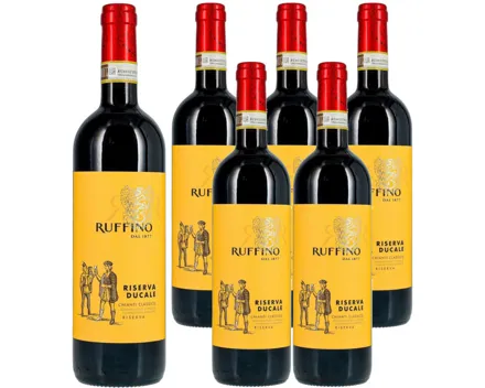 Chianti Classico Docg Riserva Ducale Ruffino 6x 75cl (2022) – Rotwein, Italien (0.75l)