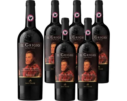 Chianti Classico Docg Riserva Il Grigio da San Felice 6x 75cl (2022) – Rotwein, Italien (0.75l)