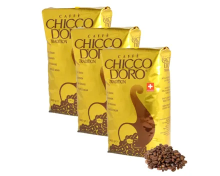 Chicco d'Oro Tradition Bohnenkaffee 3x 500g