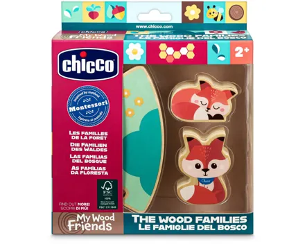 Chicco My Wood Friends - Set 2 Papa Fuch