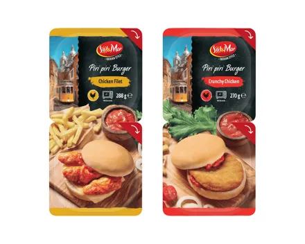 Chicken Burger Piri-Piri