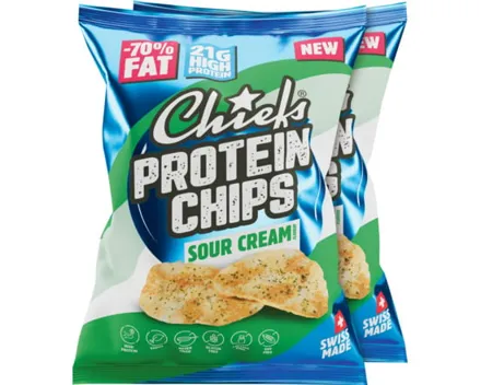 Chiefs Protein Chips Sour Cream 2 x 80 g