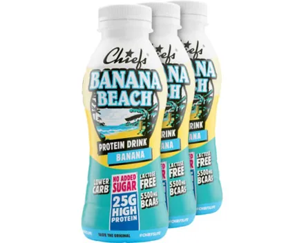 Chiefs Protein Milk Banana Beach 3 x 300 ml