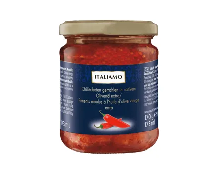 Chilischoten gemahlen