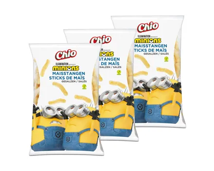 Chio Minions Maisstangen gesalzen 3x75g