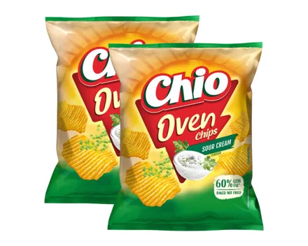 Chio Oven Chips Sour Cream 2x125g