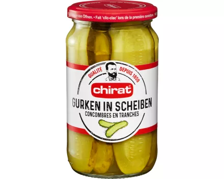 Chirat Gurken in Scheiben