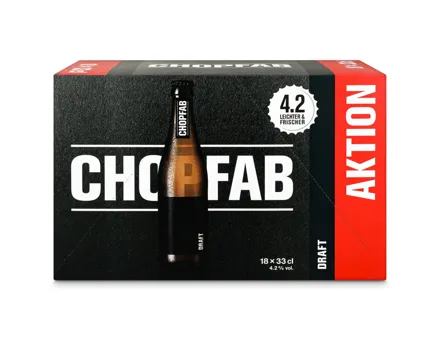 Chopfab Draft Bier 18x33cl