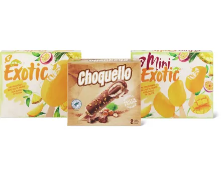 Choquello Praline-, Mini Exotic- oder Exotic-Glace-Stängel