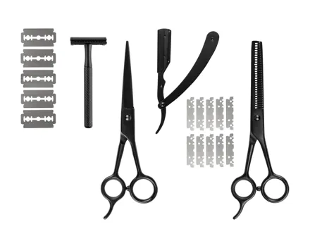 Cien Beauty Haarschere/Effilierschere/Rasiermesser