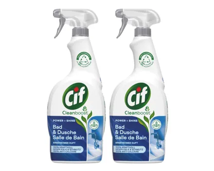 Cif Bad und Dusche Spray Reiniger 2x 750ml
