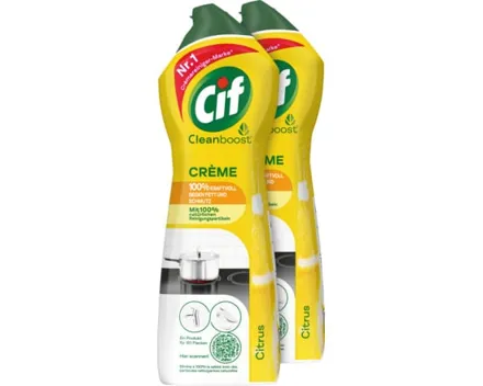 Cif Creme Citrus 2 x 750 ml