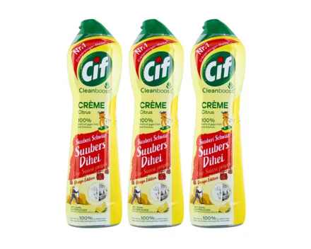 Cif Crème Citrus Reiniger 3x 500ml