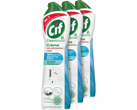 Cif Creme Javel 3 x 500 ml
