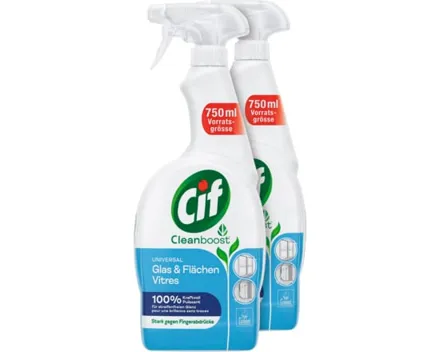 Cif Glasreiniger Power & Shine 2 x 750 ml