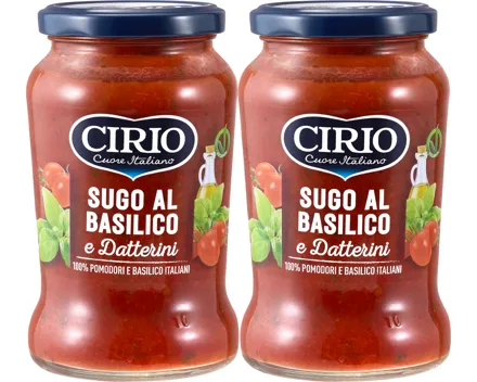 Cirio Sugo al Basilico e Datterini