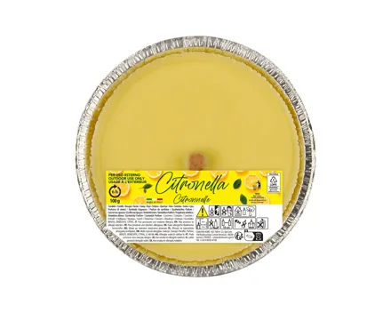 Citronellakerze in Aluschale