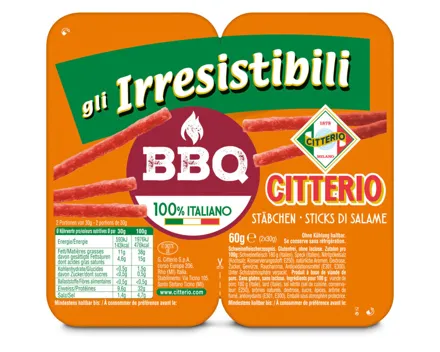 Citterio Irresistibili Stäbchen BBQ