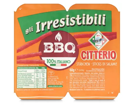 Citterio Irresistibili Stäbchen BBQ