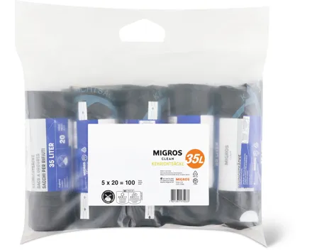 Clean Kehrichtsäcke, 5er-Pack