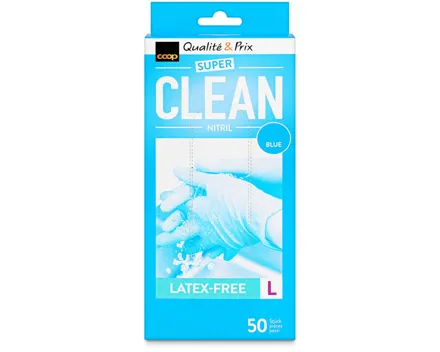 Clean Latex-Free L 50 Stück blau