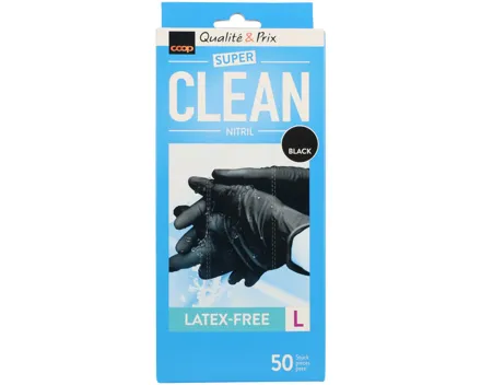 Clean Latex-Free L 50 Stück schwarz