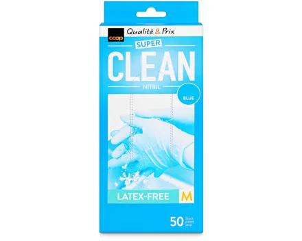 Clean Latex-Free M blau 50 Stück