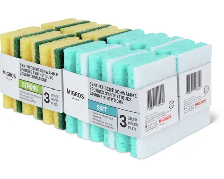 Clean synthetische Schwämme, 4er-Pack