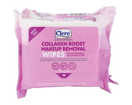 Clere Reinigungstücher Collagen 4 x 25 Stück