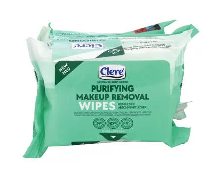 Clere Reinigungstücher Cucumber 4 x 25 Stück