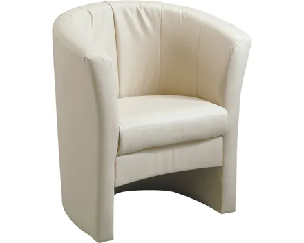 Clubsessel Bob Kunstleder beige