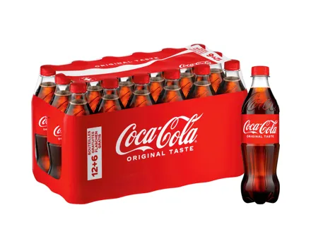 Coca-Cola 18 x 50 cl (12 + 6)