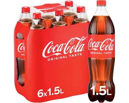 Coca-Cola Original Taste 6 x 1,5 l