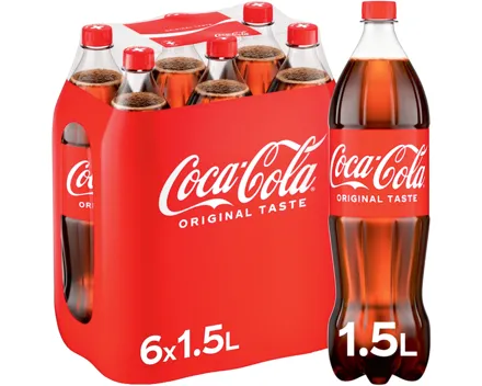 Coca-Cola Original Taste 6 x 1,5 l